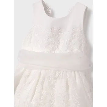 Dívčí šaty Dívčí luxusní sváteční šaty abel and lula 5038 smetanové Rozměr: 104