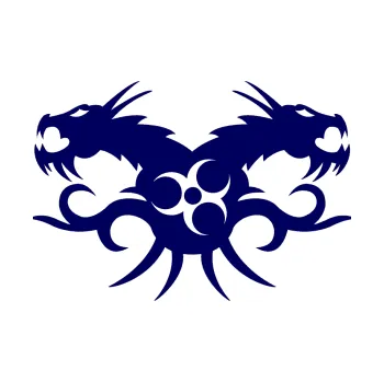 Polep vozidla Tetování 113 draci (23 - tmavě modrá) SAMOLEPKA NA AUTO, NÁLEPKA, FÓLIE, POLEP, TUNING, VLASTNÍ TEXT, TISK, AUTOSAMOLEPKY.cz, POLEPY, OBRÁZEK, LOGO, 3D STICKERS