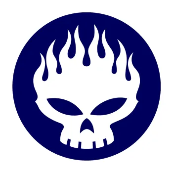 Samolepící dekorace The Off Spring 003 (23 - tmavě modrá) SAMOLEPKA NA AUTO, NÁLEPKA, FÓLIE, POLEP, TUNING, VLASTNÍ TEXT, TISK, AUTOSAMOLEPKY.cz, POLEPY, OBRÁZEK, LOGO, 3D STICKERS