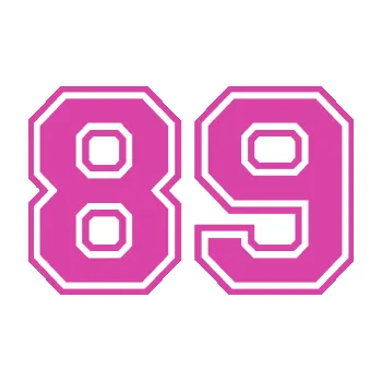 Polep vozidla SAMOLEPKA Startovní číslo 89 typ 4 (16 - růžová) NA AUTO, NÁLEPKA, FÓLIE, POLEP, TUNING, VLASTNÍ TEXT, TISK, AUTOSAMOLEPKY.cz, POLEPY, OBRÁZEK, LOGO, SAMOLEPKY