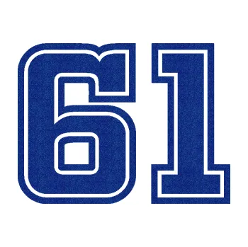 Polep vozidla Startovní číslo 61 typ 5 (89 - Ultra Metalic modrá tmavá) SAMOLEPKA NA AUTO, NÁLEPKA, FÓLIE, POLEP, TUNING, VLASTNÍ TEXT, TISK, AUTOSAMOLEPKY.cz, POLEPY, OBRÁZEK, LOGO, 3D STICKERS