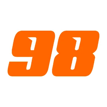 Polep vozidla Startovní číslo 98 typ 6 (73 - Fluorescentní oranžová) SAMOLEPKA NA AUTO, NÁLEPKA, FÓLIE, POLEP, TUNING, VLASTNÍ TEXT, TISK, AUTOSAMOLEPKY.cz, POLEPY, OBRÁZEK, LOGO, 3D STICKERS
