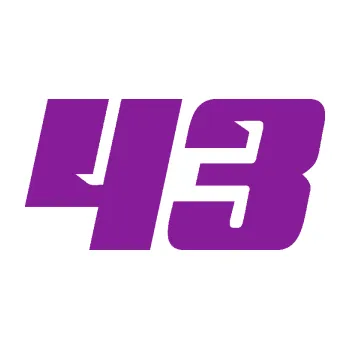 Polep vozidla SAMOLEPKA Startovní číslo 43 typ 6 (14 - fialová) NA AUTO, NÁLEPKA, FÓLIE, POLEP, TUNING, VLASTNÍ TEXT, TISK, AUTOSAMOLEPKY.cz, POLEPY, OBRÁZEK, LOGO, SAMOLEPKY