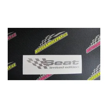 Polep vozidla SAMOLEPKA Seat limited edition levá (10 - červená) NA AUTO, NÁLEPKA, FÓLIE, POLEP, TUNING, VLASTNÍ TEXT, TISK, AUTOSAMOLEPKY.cz, POLEPY, OBRÁZEK, LOGO, SAMOLEPKY