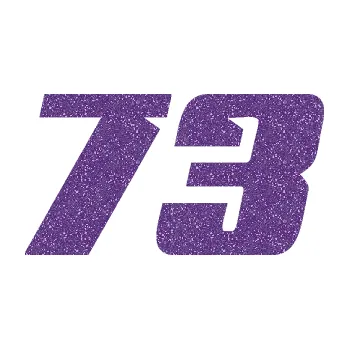 Polep vozidla SAMOLEPKA Startovní číslo 73 typ 6 (87 - Ultra Metalic fialová) NA AUTO, NÁLEPKA, FÓLIE, POLEP, TUNING, VLASTNÍ TEXT, TISK, AUTOSAMOLEPKY.cz, POLEPY, OBRÁZEK, LOGO, SAMOLEPKY