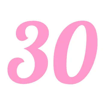 Polep vozidla Startovní číslo 30 typ 3 (24 - světle růžová) SAMOLEPKA NA AUTO, NÁLEPKA, FÓLIE, POLEP, TUNING, VLASTNÍ TEXT, TISK, AUTOSAMOLEPKY.cz, POLEPY, OBRÁZEK, LOGO, 3D STICKERS