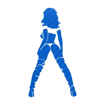 Samolepicí dekorace na vozidlo Sexy žena a vysoké kozačky levá (57 - 3D karbon modrý) SAMOLEPKA NA AUTO, NÁLEPKA, FÓLIE, POLEP, TUNING, VLASTNÍ TEXT, TISK, AUTOSAMOLEPKY.cz, POLEPY, OBRÁZEK, LOGO, 3D STICKERS