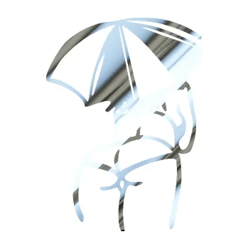 Samolepicí dekorace na vozidlo Slečna s deštníkem pravá (80 - chrom fólie stříbrná zrcadlová) SAMOLEPKA NA AUTO, NÁLEPKA, FÓLIE, POLEP, TUNING, VLASTNÍ TEXT, TISK, AUTOSAMOLEPKY.cz, POLEPY, OBRÁZEK, LOGO, 3D STICKERS