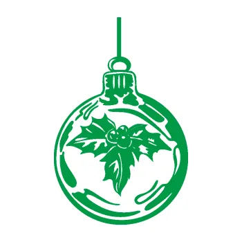 Samolepící dekorace Vánoční baňka (12 - zelená) SAMOLEPKA NA AUTO, NÁLEPKA, FÓLIE, POLEP, TUNING, VLASTNÍ TEXT, TISK, AUTOSAMOLEPKY.cz, POLEPY, OBRÁZEK, LOGO, 3D STICKERS