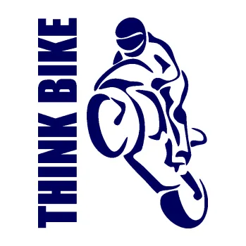 Samolepící dekorace SAMOLEPKA Think bike 002 motorkář (23 - tmavě modrá) NA AUTO, NÁLEPKA, FÓLIE, POLEP, TUNING, VLASTNÍ TEXT, TISK, AUTOSAMOLEPKY.cz, POLEPY, OBRÁZEK, LOGO, SAMOLEPKY