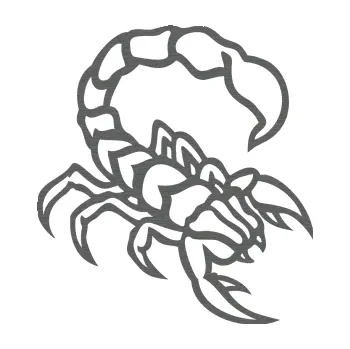 Polep vozidla Štír 019 pravá (62 - škrábaný titan) SAMOLEPKA NA AUTO, NÁLEPKA, FÓLIE, POLEP, TUNING, VLASTNÍ TEXT, TISK, AUTOSAMOLEPKY.cz, POLEPY, OBRÁZEK, LOGO, 3D STICKERS