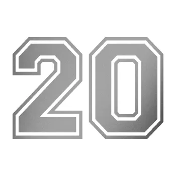 Polep vozidla Startovní číslo 20 typ 4 (42 - stříbrná metalíza) SAMOLEPKA NA AUTO, NÁLEPKA, FÓLIE, POLEP, TUNING, VLASTNÍ TEXT, TISK, AUTOSAMOLEPKY.cz, POLEPY, OBRÁZEK, LOGO, 3D STICKERS