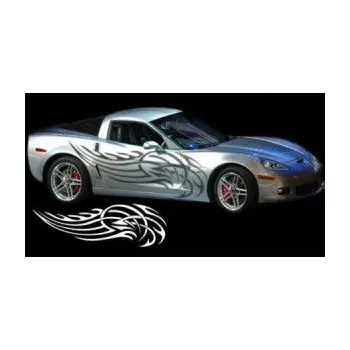 Polep vozidla SAMOLEPKA Samolepka na bok tattoo 060 (64 - škrábaný kov zlatý) NA AUTO, NÁLEPKA, FÓLIE, POLEP, TUNING, VLASTNÍ TEXT, TISK, AUTOSAMOLEPKY.cz, POLEPY, OBRÁZEK, LOGO, SAMOLEPKY