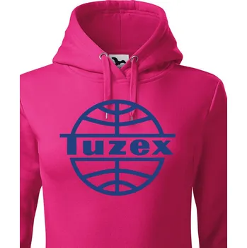 Dámská mikina Dámská mikina s potiskem Tuzex, Barva Purpurová, Velikost S, Canvas Dámská mikina Bezvatriko.cz 0436