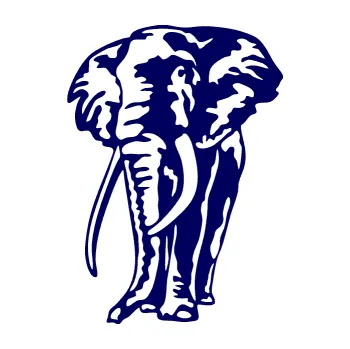 Samolepící dekorace SAMOLEPKA Slon 025 levá (23 - tmavě modrá) NA AUTO, NÁLEPKA, FÓLIE, POLEP, TUNING, VLASTNÍ TEXT, TISK, AUTOSAMOLEPKY.cz, POLEPY, OBRÁZEK, LOGO, SAMOLEPKY