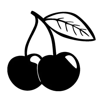 Samolepící dekorace SAMOLEPKA Třešně 003 pravá (01 - černá) NA AUTO, NÁLEPKA, FÓLIE, POLEP, TUNING, VLASTNÍ TEXT, TISK, AUTOSAMOLEPKY.cz, POLEPY, OBRÁZEK, LOGO, SAMOLEPKY