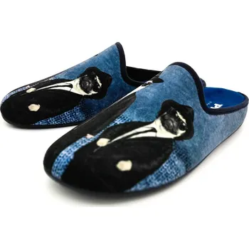 Pánské pantofle Pánská domácí obuv IE5566016 SHOESY modré Barva: Modrá, Velikost: 41