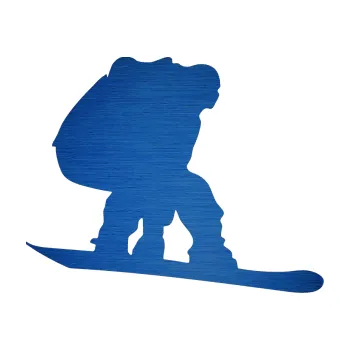Samolepicí dekorace na vozidlo Snowboard 010 pravá (65 - škrábaný kov modrý) SAMOLEPKA NA AUTO, NÁLEPKA, FÓLIE, POLEP, TUNING, VLASTNÍ TEXT, TISK, AUTOSAMOLEPKY.cz, POLEPY, OBRÁZEK, LOGO, 3D STICKERS