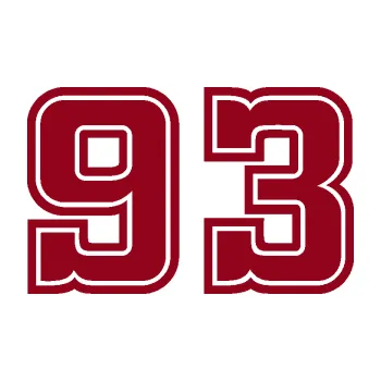 Polep vozidla Startovní číslo 93 typ 5 (07 - bordó vínová) SAMOLEPKA NA AUTO, NÁLEPKA, FÓLIE, POLEP, TUNING, VLASTNÍ TEXT, TISK, AUTOSAMOLEPKY.cz, POLEPY, OBRÁZEK, LOGO, 3D STICKERS