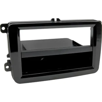 Autorádio Adaptér pro instalaci 1DIN / 2DIN autorádia SEAT / ŠKODA / VW - černá lesklá - 372239 2PRO