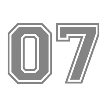 Polep vozidla Startovní číslo 07 typ 4 (17 - šedá) SAMOLEPKA NA AUTO, NÁLEPKA, FÓLIE, POLEP, TUNING, VLASTNÍ TEXT, TISK, AUTOSAMOLEPKY.cz, POLEPY, OBRÁZEK, LOGO, 3D STICKERS