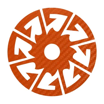 Polep vozidla Tetování 166 (54 - 3D karbon oranžový) SAMOLEPKA NA AUTO, NÁLEPKA, FÓLIE, POLEP, TUNING, VLASTNÍ TEXT, TISK, AUTOSAMOLEPKY.cz, POLEPY, OBRÁZEK, LOGO, 3D STICKERS