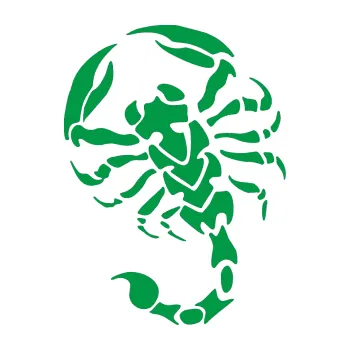 Polep vozidla Štír 016 pravá (12 - zelená) SAMOLEPKA NA AUTO, NÁLEPKA, FÓLIE, POLEP, TUNING, VLASTNÍ TEXT, TISK, AUTOSAMOLEPKY.cz, POLEPY, OBRÁZEK, LOGO, 3D STICKERS