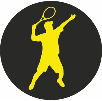 ON-DESIGN Potisk TENISTA Barva: fluorescenční žlutá, Velikost motivu: A4