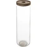 Dóza borosil. sklo/akácie 1,5 l kulatá