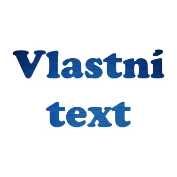 Polep vozidla Vlastní text - Cooper Black (65 - škrábaný kov modrý) SAMOLEPKA NA AUTO, NÁLEPKA, FÓLIE, POLEP, TUNING, VLASTNÍ TEXT, TISK, AUTOSAMOLEPKY.cz, POLEPY, OBRÁZEK, LOGO, 3D STICKERS