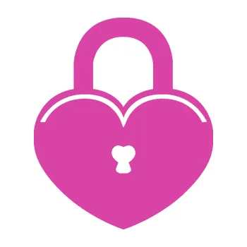 Samolepící dekorace SAMOLEPKA Srdíčko 005 zámek (16 - růžová) NA AUTO, NÁLEPKA, FÓLIE, POLEP, TUNING, VLASTNÍ TEXT, TISK, AUTOSAMOLEPKY.cz, POLEPY, OBRÁZEK, LOGO, SAMOLEPKY