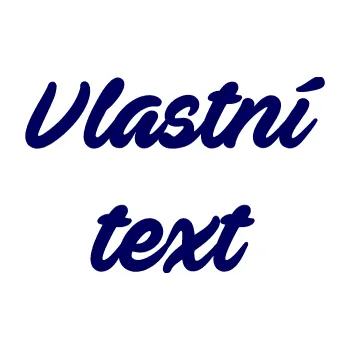 Polep vozidla Vlastní text - Ave Fedan (23 - tmavě modrá) SAMOLEPKA NA AUTO, NÁLEPKA, FÓLIE, POLEP, TUNING, VLASTNÍ TEXT, TISK, AUTOSAMOLEPKY.cz, POLEPY, OBRÁZEK, LOGO, 3D STICKERS