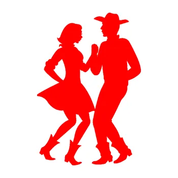 Samolepicí dekorace na vozidlo Tanec 011 pravá two step (74 - Fluorescentní červená) SAMOLEPKA NA AUTO, NÁLEPKA, FÓLIE, POLEP, TUNING, VLASTNÍ TEXT, TISK, AUTOSAMOLEPKY.cz, POLEPY, OBRÁZEK, LOGO, 3D STICKERS