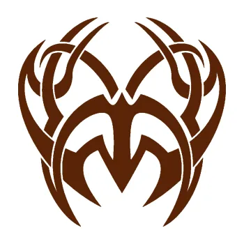 Polep vozidla Tetování 209 (15 - hnědá) SAMOLEPKA NA AUTO, NÁLEPKA, FÓLIE, POLEP, TUNING, VLASTNÍ TEXT, TISK, AUTOSAMOLEPKY.cz, POLEPY, OBRÁZEK, LOGO, 3D STICKERS