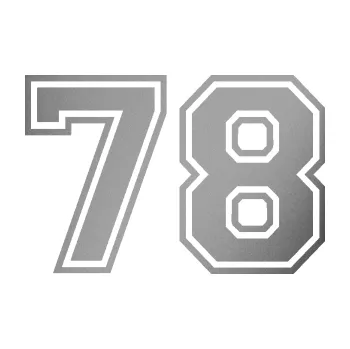 Polep vozidla Startovní číslo 78 typ 4 (42 - stříbrná metalíza) SAMOLEPKA NA AUTO, NÁLEPKA, FÓLIE, POLEP, TUNING, VLASTNÍ TEXT, TISK, AUTOSAMOLEPKY.cz, POLEPY, OBRÁZEK, LOGO, 3D STICKERS