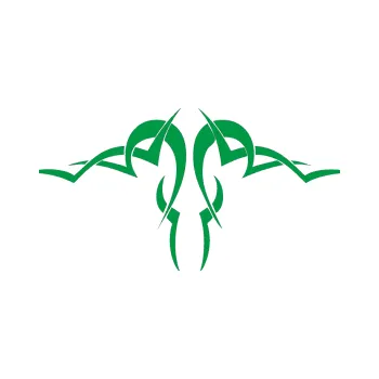 Polep vozidla Tetování 188 (12 - zelená) SAMOLEPKA NA AUTO, NÁLEPKA, FÓLIE, POLEP, TUNING, VLASTNÍ TEXT, TISK, AUTOSAMOLEPKY.cz, POLEPY, OBRÁZEK, LOGO, 3D STICKERS