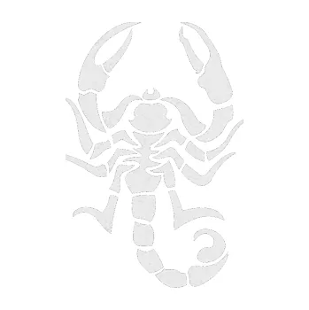 Polep vozidla Štír 004 pravá (84 - Ultra Metalic bílá) SAMOLEPKA NA AUTO, NÁLEPKA, FÓLIE, POLEP, TUNING, VLASTNÍ TEXT, TISK, AUTOSAMOLEPKY.cz, POLEPY, OBRÁZEK, LOGO, 3D STICKERS