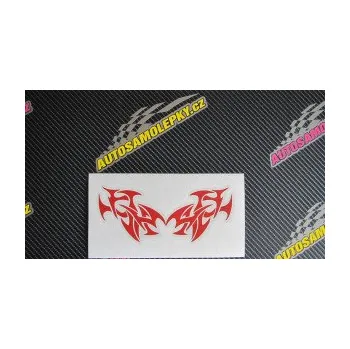 Polep vozidla SAMOLEPKA Tetování 199 (10 - červená) NA AUTO, NÁLEPKA, FÓLIE, POLEP, TUNING, VLASTNÍ TEXT, TISK, AUTOSAMOLEPKY.cz, POLEPY, OBRÁZEK, LOGO, SAMOLEPKY