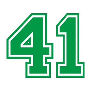 Polep vozidla Startovní číslo 41 typ 4 (12 - zelená) SAMOLEPKA NA AUTO, NÁLEPKA, FÓLIE, POLEP, TUNING, VLASTNÍ TEXT, TISK, AUTOSAMOLEPKY.cz, POLEPY, OBRÁZEK, LOGO, 3D STICKERS