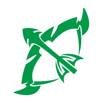 Samolepící dekorace SAMOLEPKA Střelec 003 levá (12 - zelená) NA AUTO, NÁLEPKA, FÓLIE, POLEP, TUNING, VLASTNÍ TEXT, TISK, AUTOSAMOLEPKY.cz, POLEPY, OBRÁZEK, LOGO, SAMOLEPKY