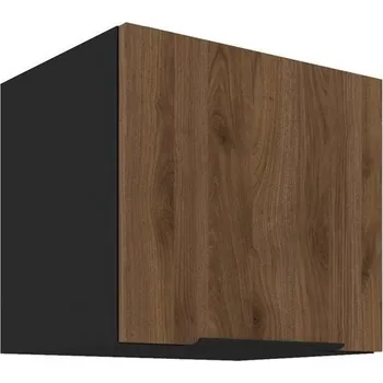 Kuchyňská linka Horní skříňka 40 GU-36 1F Monza černá matná / ořech okapi