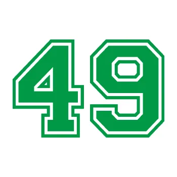 Polep vozidla Startovní číslo 49 typ 4 (12 - zelená) SAMOLEPKA NA AUTO, NÁLEPKA, FÓLIE, POLEP, TUNING, VLASTNÍ TEXT, TISK, AUTOSAMOLEPKY.cz, POLEPY, OBRÁZEK, LOGO, 3D STICKERS