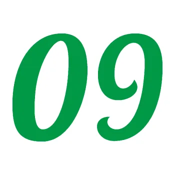 Polep vozidla Startovní číslo 09 typ 3 (12 - zelená) SAMOLEPKA NA AUTO, NÁLEPKA, FÓLIE, POLEP, TUNING, VLASTNÍ TEXT, TISK, AUTOSAMOLEPKY.cz, POLEPY, OBRÁZEK, LOGO, 3D STICKERS