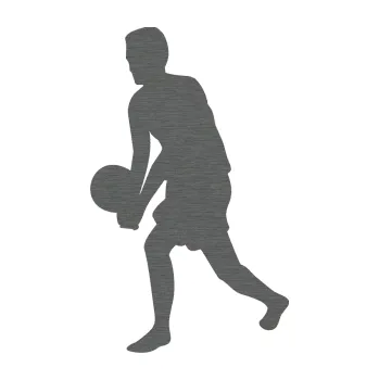 Samolepicí dekorace na vozidlo Voleybal 013 levá (62 - škrábaný titan) SAMOLEPKA NA AUTO, NÁLEPKA, FÓLIE, POLEP, TUNING, VLASTNÍ TEXT, TISK, AUTOSAMOLEPKY.cz, POLEPY, OBRÁZEK, LOGO, 3D STICKERS