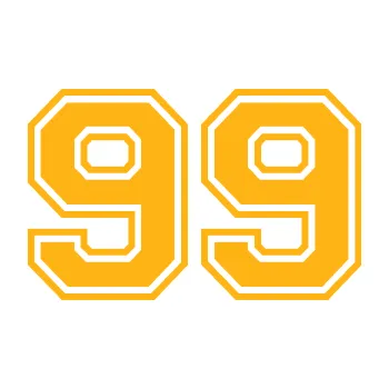 Polep vozidla Startovní číslo 99 typ 4 (21 - světle oranžová) SAMOLEPKA NA AUTO, NÁLEPKA, FÓLIE, POLEP, TUNING, VLASTNÍ TEXT, TISK, AUTOSAMOLEPKY.cz, POLEPY, OBRÁZEK, LOGO, 3D STICKERS