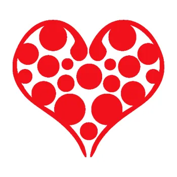 Samolepící dekorace SAMOLEPKA Srdíčko 008 (10 - červená) NA AUTO, NÁLEPKA, FÓLIE, POLEP, TUNING, VLASTNÍ TEXT, TISK, AUTOSAMOLEPKY.cz, POLEPY, OBRÁZEK, LOGO, SAMOLEPKY