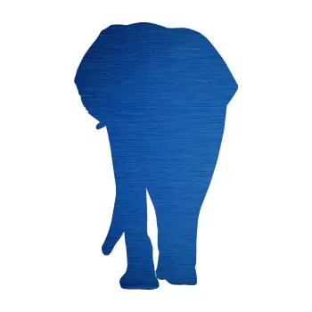 Samolepící dekorace SAMOLEPKA Slon 008 levá (65 - škrábaný kov modrý) NA AUTO, NÁLEPKA, FÓLIE, POLEP, TUNING, VLASTNÍ TEXT, TISK, AUTOSAMOLEPKY.cz, POLEPY, OBRÁZEK, LOGO, SAMOLEPKY