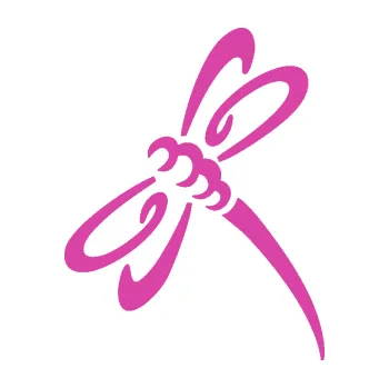 Samolepící dekorace SAMOLEPKA Vážka 002 levá (16 - růžová) NA AUTO, NÁLEPKA, FÓLIE, POLEP, TUNING, VLASTNÍ TEXT, TISK, AUTOSAMOLEPKY.cz, POLEPY, OBRÁZEK, LOGO, SAMOLEPKY