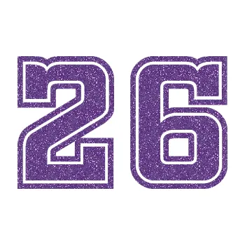 Polep vozidla Startovní číslo 26 typ 5 (87 - Ultra Metalic fialová) SAMOLEPKA NA AUTO, NÁLEPKA, FÓLIE, POLEP, TUNING, VLASTNÍ TEXT, TISK, AUTOSAMOLEPKY.cz, POLEPY, OBRÁZEK, LOGO, 3D STICKERS