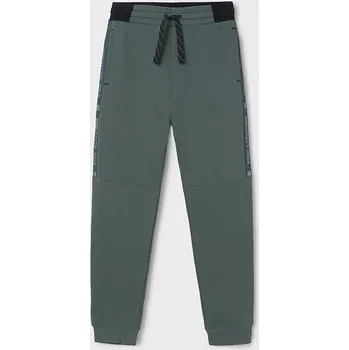 Chlapecké kalhoty Mayoral teplákové kalhoty 6520 zelené barva: zelená, Rozměr: 166 (16 let)